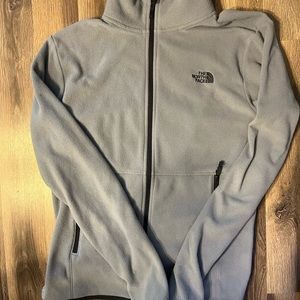 The North Face TKA Full Zip Up Jacket Grey size Small
